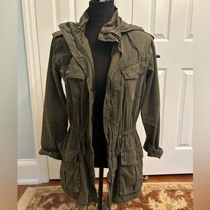 Green Aritzia Army Jacket